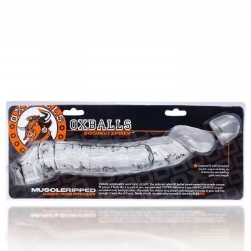 Muscle Ripped Cocksheath - Clear - My Sex Toy Hub