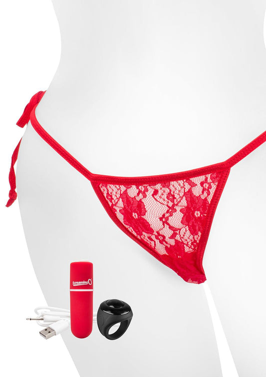 My Secret Charged Remote Control Panty Vibe - Red - My Sex Toy Hub