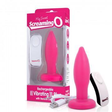 My Secret Remote Vibrating Plug - Pink - My Sex Toy Hub