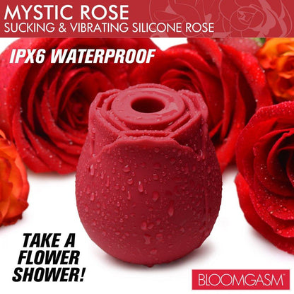 Mystic Rose Sucking and Vibrating Silicone Rose - My Sex Toy Hub