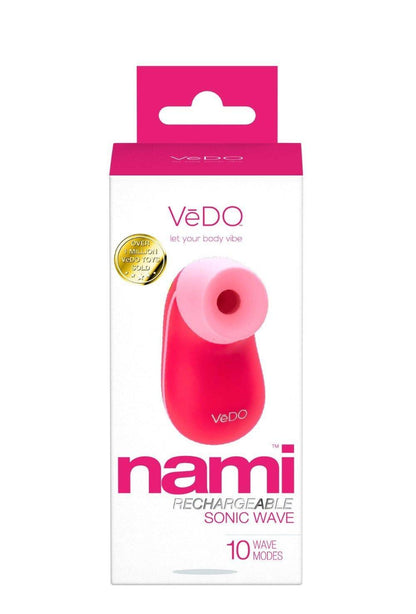 Nami Rechargeable Sonic Vibe - Foxy Pink - My Sex Toy Hub