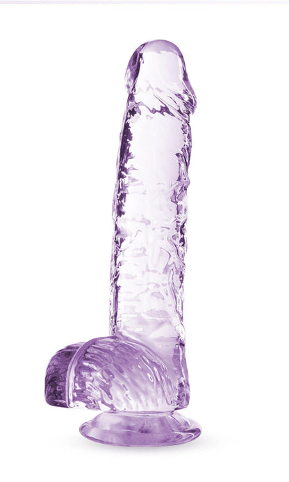 Naturally Yours - 6 Inch Crystalline Dildo - Amethyst - My Sex Toy Hub