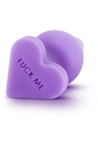 Naughtier Candy Hearts - Fuck Me - Purple - My Sex Toy Hub