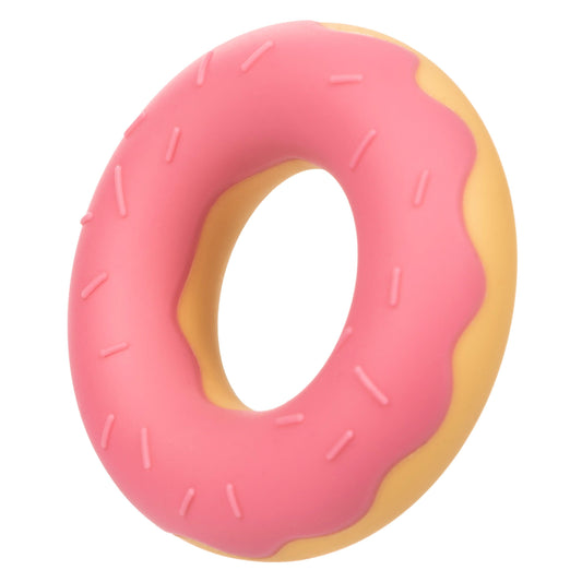 Naughty Bits Dickin Donuts Silicone Donut Cock Ring - Pink - My Sex Toy Hub