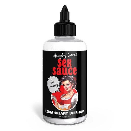 Naughty Jane's Sex Sauce Extra Creamy Lubricant 8 Oz - My Sex Toy Hub