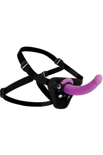 Navigator Silicone G-Spot Dildo With Harness - My Sex Toy Hub