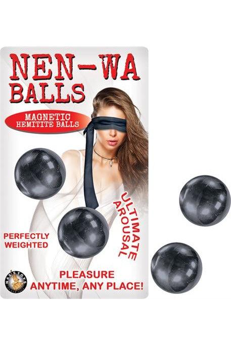 Nen-Wa Balls Magnetic Hemitite Balls - Graphite - My Sex Toy Hub