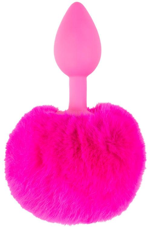Neon Bunny Tail - Pink - My Sex Toy Hub