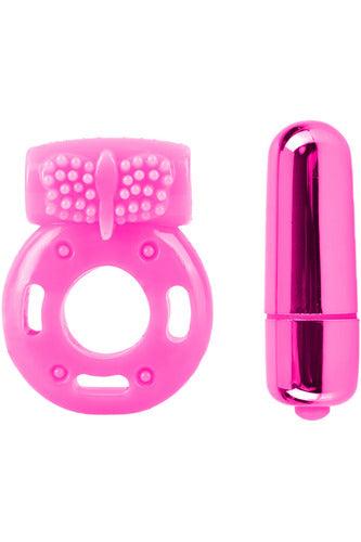 Neon Vibrating Couples Kit - Pink - My Sex Toy Hub