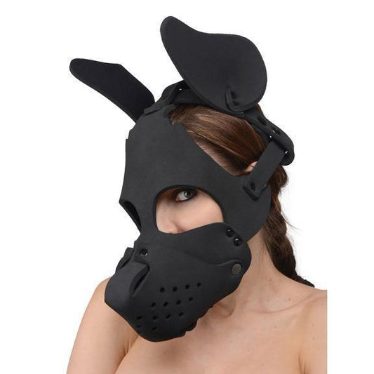 Neoprene Dog or Pup Hood with Removable Muzzle - My Sex Toy Hub
