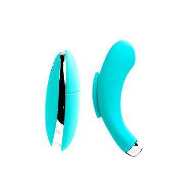 Niki Rechargeable Flexible Magnetic Panty Vibe - Turquoise - My Sex Toy Hub