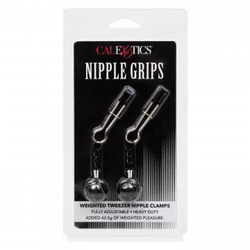 Nipple Grips Weighted Tweezer Nipple Clamps - My Sex Toy Hub