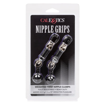Nipple Grips Weighted Twist Nipple Clamps - My Sex Toy Hub