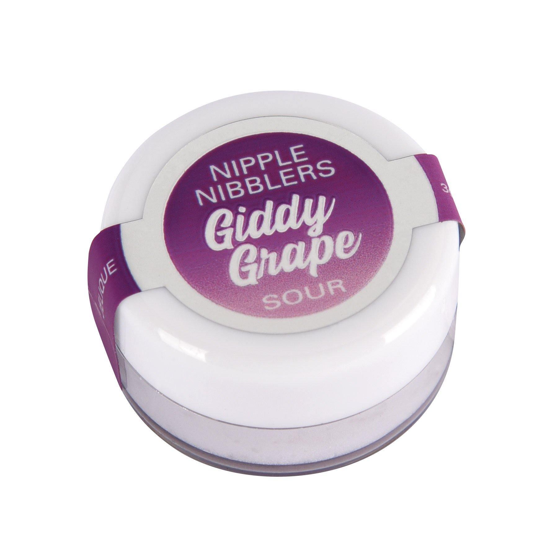 Nipple Nibbler Sour Pleasure Balm Giddy Grape - 3g Jar - My Sex Toy Hub