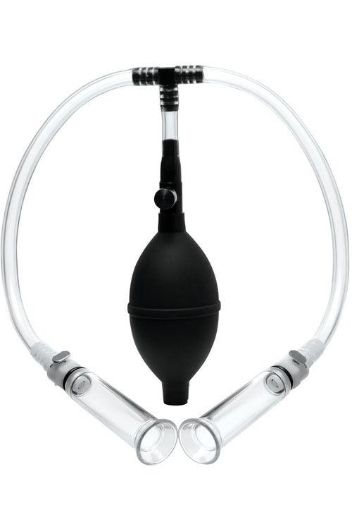 Nipple Pumping System With Detachable Cylinders - My Sex Toy Hub