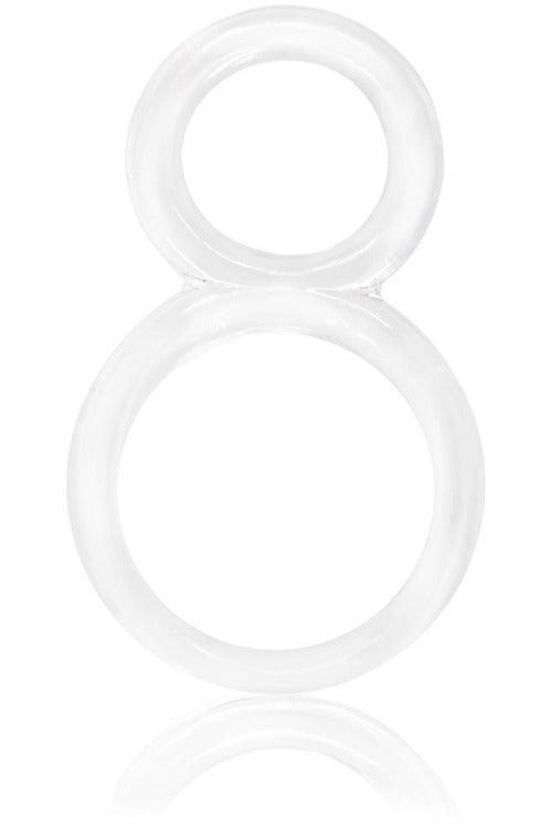 Ofinity Double Ring - Clear - My Sex Toy Hub