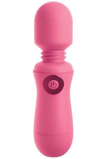 Omg! Wands Enjoy Rechargeable Vibrating Wand - Pink - My Sex Toy Hub