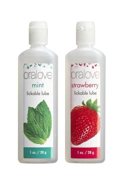 Oral Love Dynamic Duo - Strawberry and Mint - My Sex Toy Hub