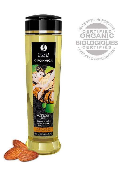 Organica Massage Oils - Almond Sweetness - 8 Fl. Oz. - My Sex Toy Hub