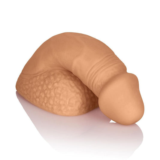 Packer Gear 4 Inch Silicone Packing Penis - Tan - My Sex Toy Hub