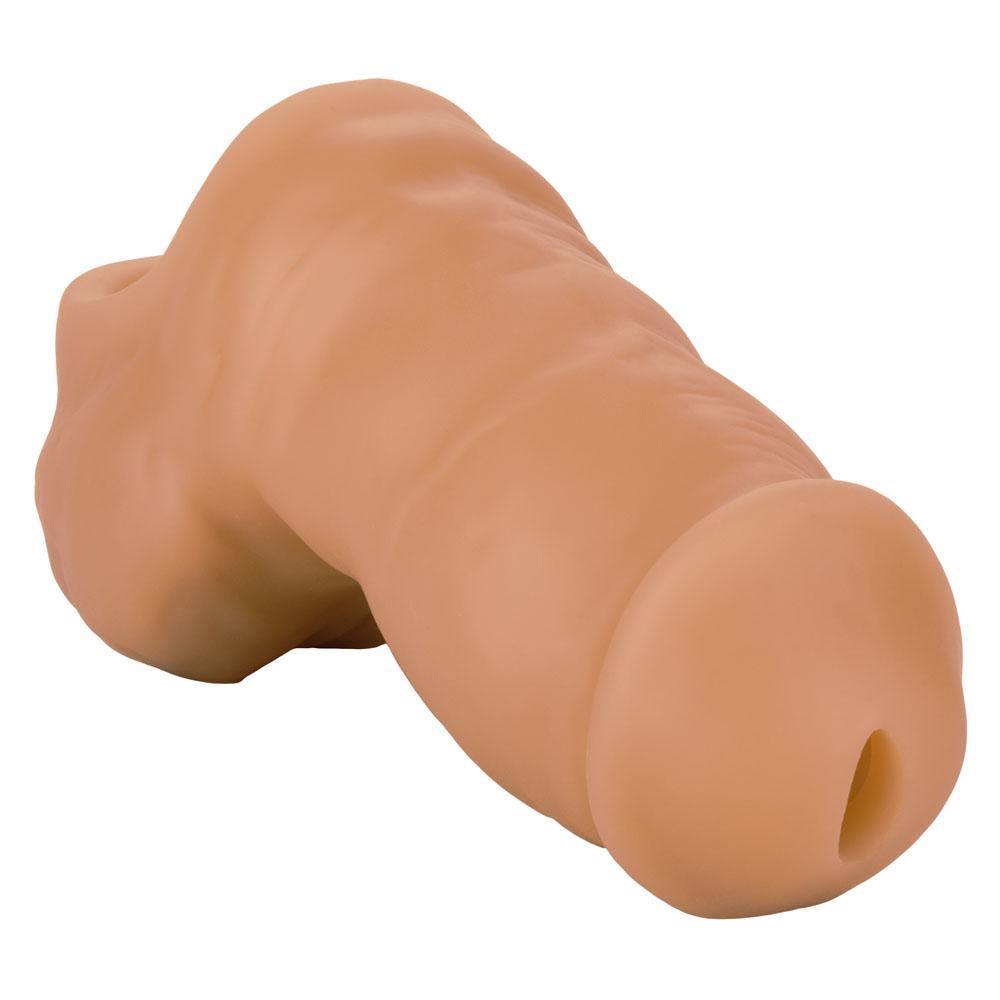 Packer Gear 4 Inch Ultra-Soft Silicone Stp Packer - Tan - My Sex Toy Hub