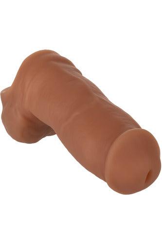 Packer Gear 5"/12.75 Cm Ultra-Soft Silicone Stp - Brown - My Sex Toy Hub
