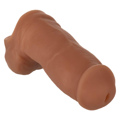 Packer Gear 5 Inch Ultra-Soft Silicone Stp Packer - Brown - My Sex Toy Hub