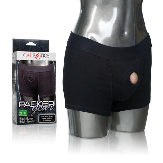 Packer Gear Black Boxer Brief Harness 2xl/3xl - My Sex Toy Hub