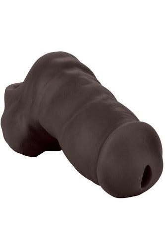 Packer Gear Ultra-Soft Silicone Stp Packer - Black - My Sex Toy Hub