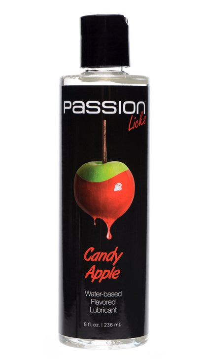 Passion Licks Candy Apple Water Based Flavored Lubricant - 8 Fl Oz / 236 ml - My Sex Toy Hub