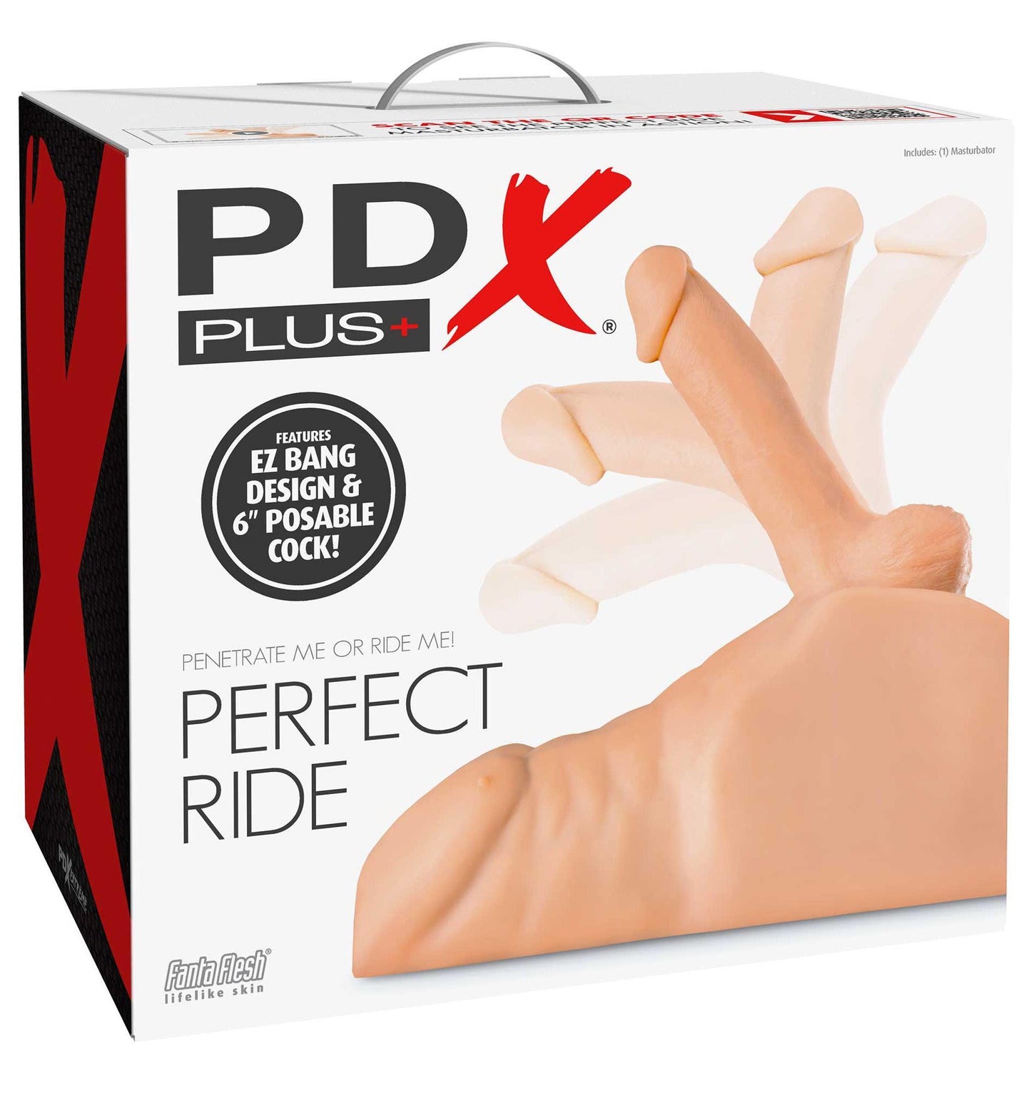 Pdx Extreme Plus Perfect Ride - Light - My Sex Toy Hub