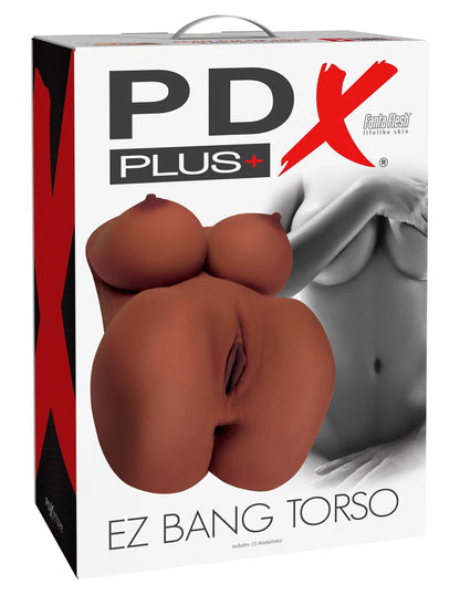 Pdx Plus Ez Bang Torso - Brown - My Sex Toy Hub