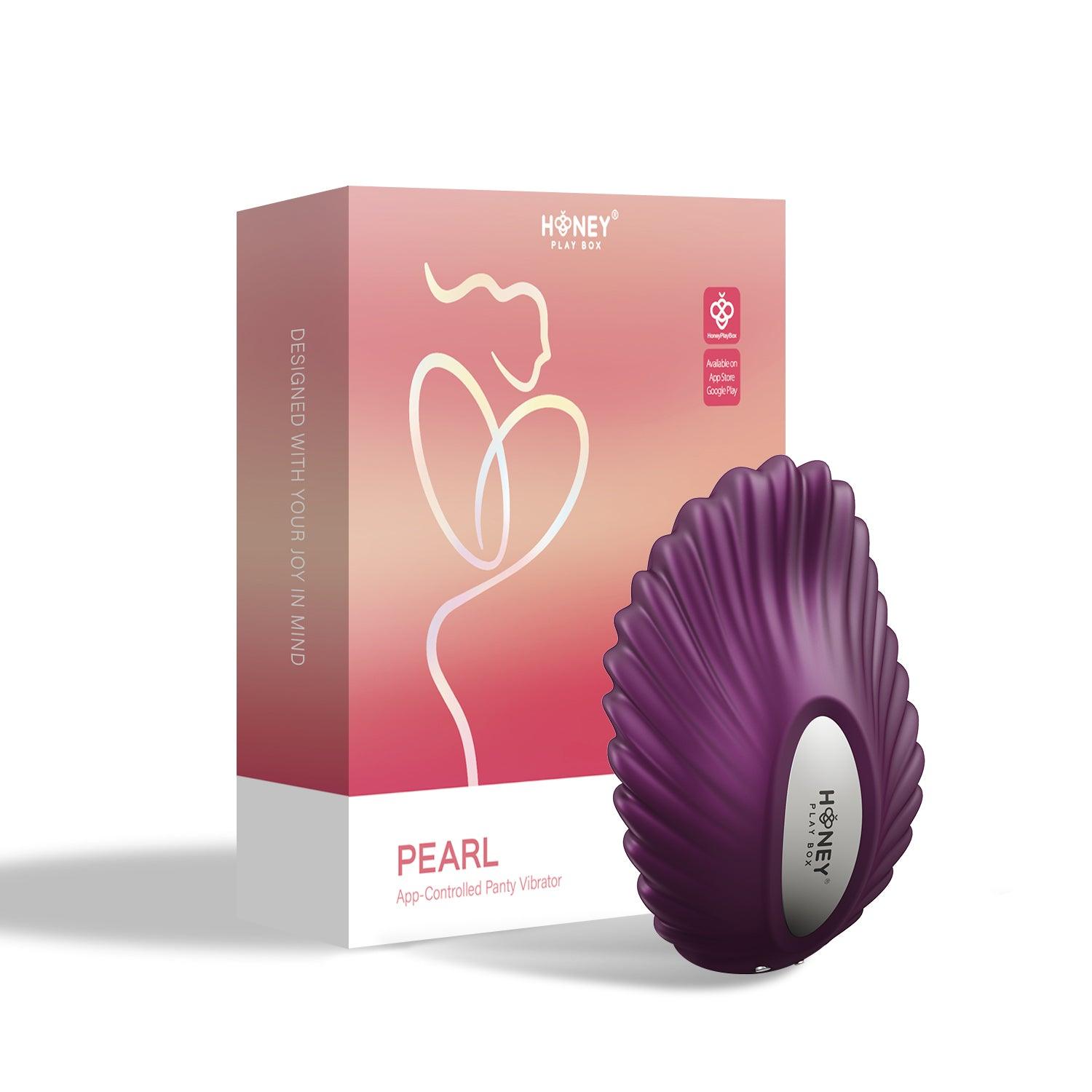 Pearl - App Controlled Panty Vibrator - Purple - My Sex Toy Hub