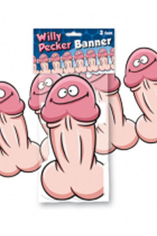 Pecker Banner Willy 3 Feet - My Sex Toy Hub