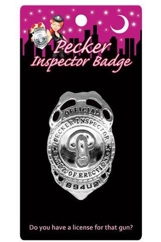 Pecker Inspector Badge - My Sex Toy Hub