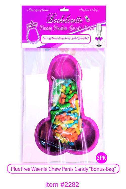 Pecker Party Candy Dish With Candy - My Sex Toy Hub