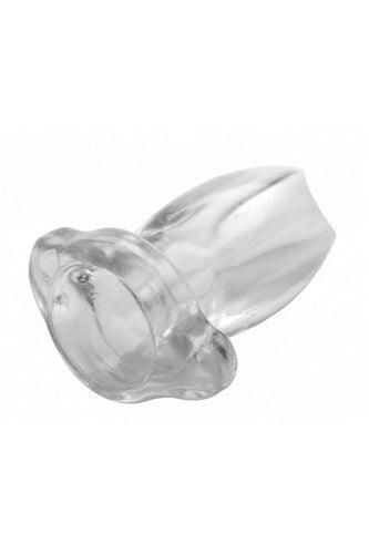 Peephole Clear Hollow Anal Plug - Small - My Sex Toy Hub