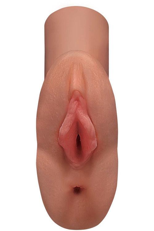 Perfect Pussy Double Stroker - Tan - My Sex Toy Hub
