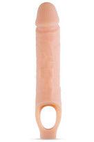 Performance Plus - 10 Inch Silicone Cock Sheath Penis Extender - Vanilla - My Sex Toy Hub