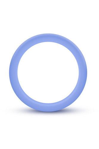 Performance - Silicone Glo Cock Ring - Blue Glow - My Sex Toy Hub