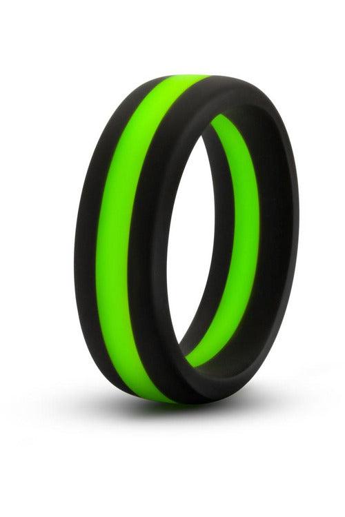 Performance - Silicone Go Pro Cock Ring - Black/green/black - My Sex Toy Hub