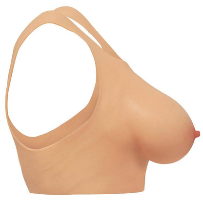 Perky Pair D-Cup Wearable Silicone Breasts - My Sex Toy Hub