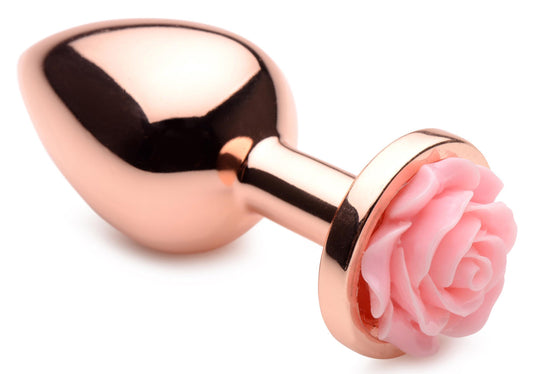 Pink Rose Gold Anal Plug - Medium - My Sex Toy Hub