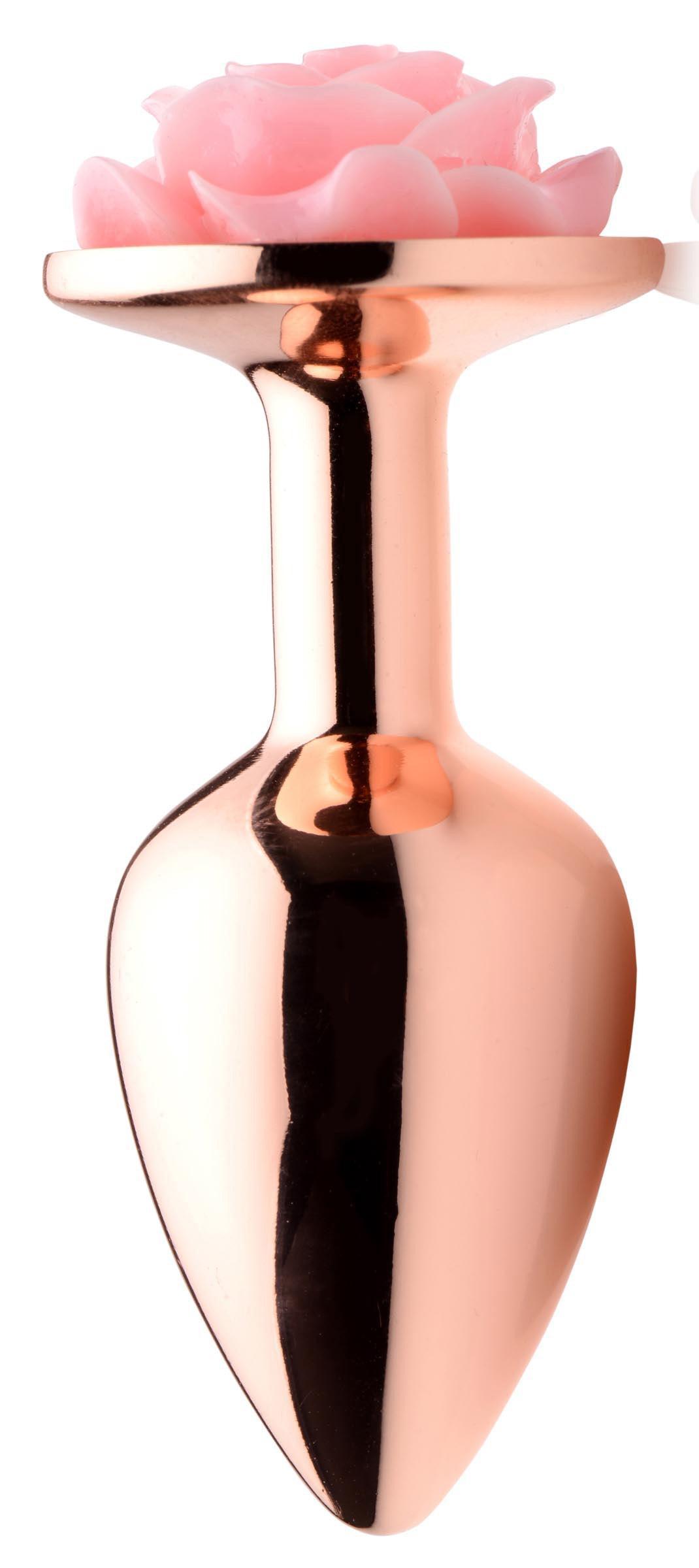 Pink Rose Gold Anal Plug - Small - My Sex Toy Hub