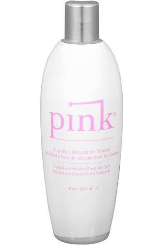 Pink Silicone Lubricant for Women - 8 Oz Flip Top Bottle - My Sex Toy Hub