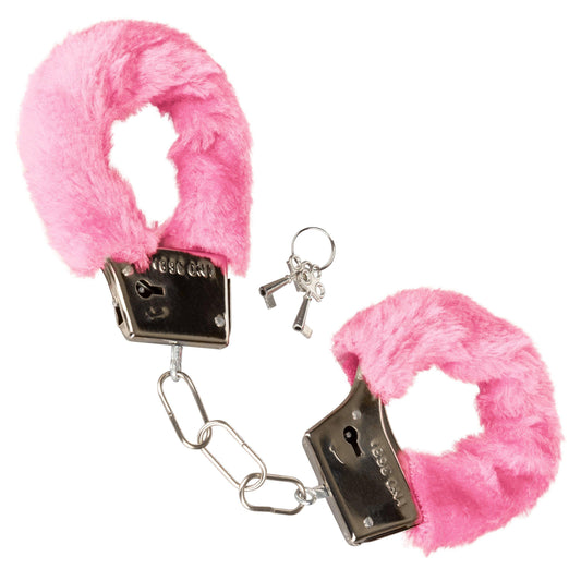 Playful Furry Cuffs - Pink - My Sex Toy Hub