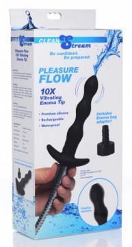 Pleasure Flow 10x Vibrating Enema Tip - My Sex Toy Hub