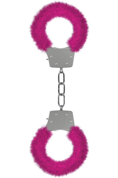 Pleasure Furry Handcuffs - Pink - My Sex Toy Hub