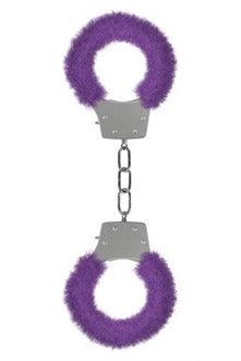 Pleasure Handcuffs Furry - Purple - My Sex Toy Hub