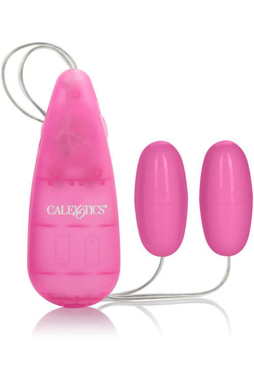 Pocket Exotics Vibrating Double Pink Passion Bullets - Pink - My Sex Toy Hub